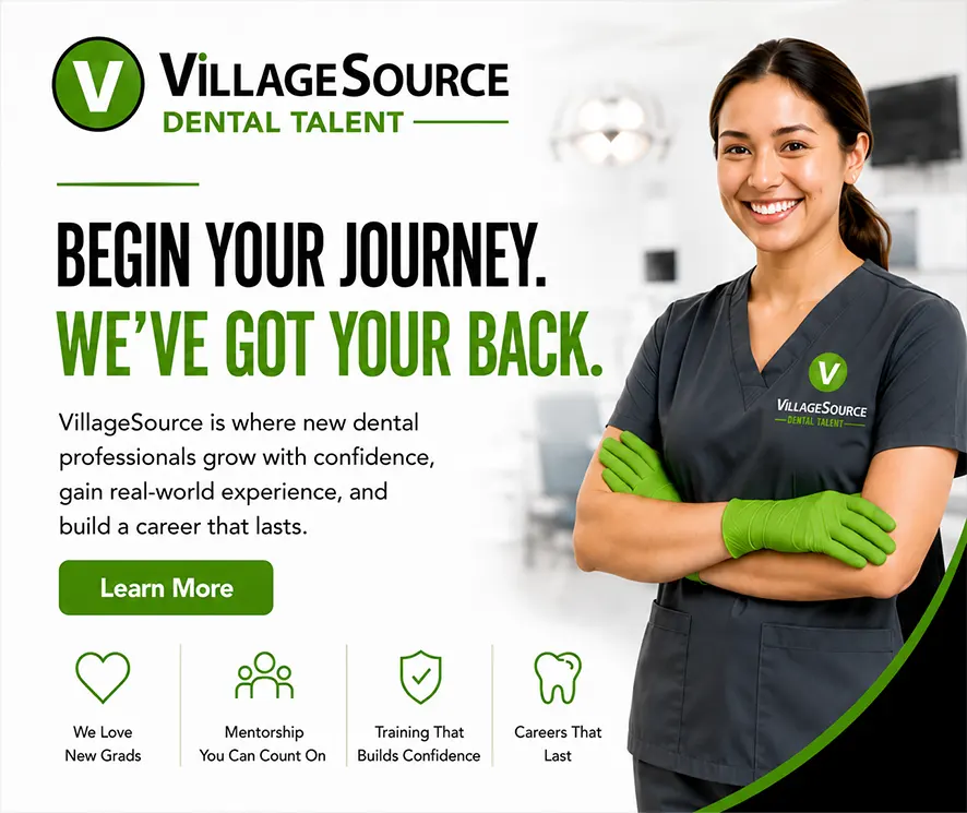 The cover of Village Dental's Village Source document.