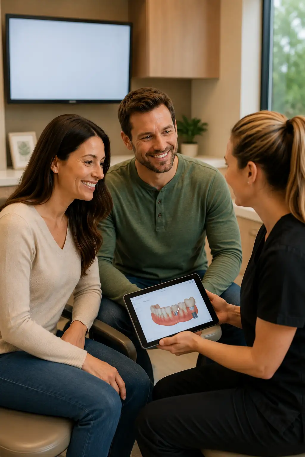 A friendly Village Dental consultation in Raleigh, NC