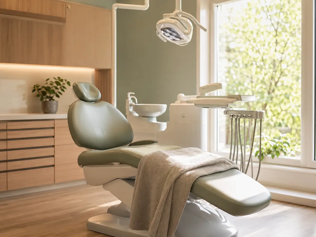 Relaxed patient receiving comfortable sedation dentistry care